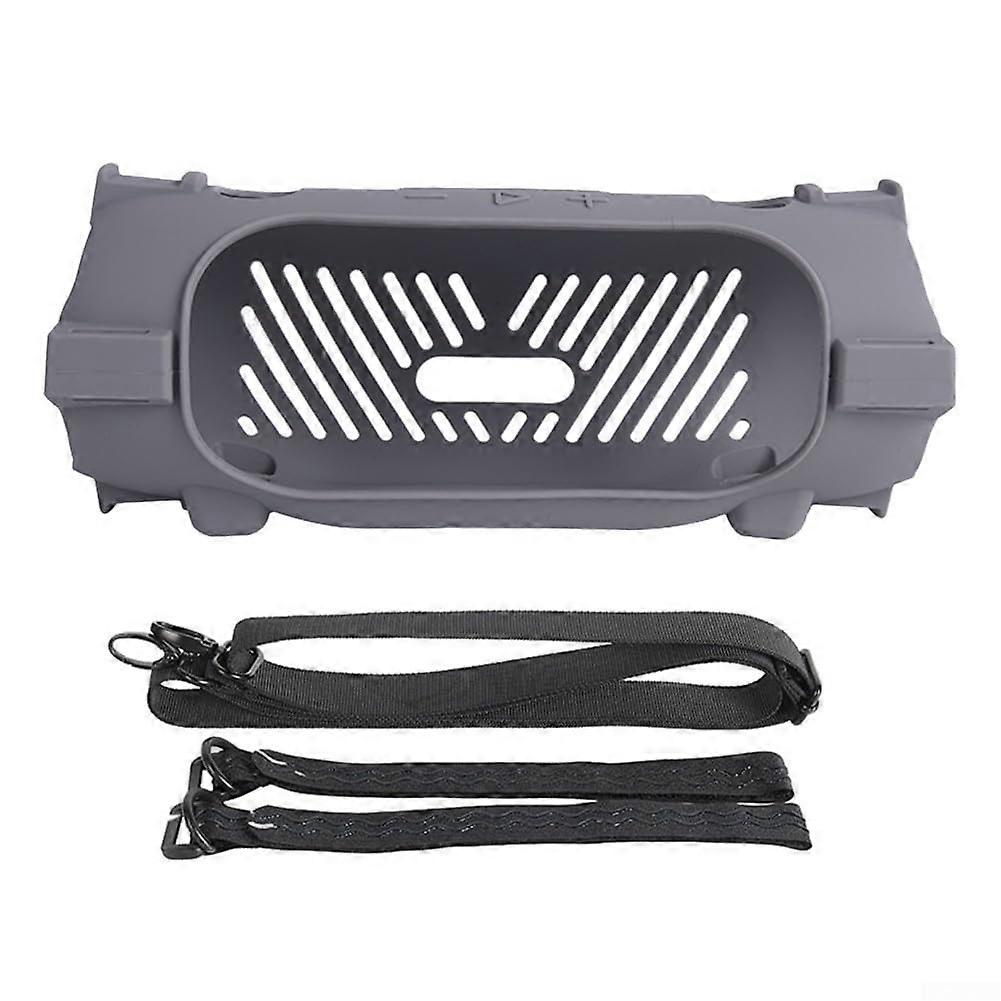 Silicone Case for JBL Charge 6 Compact Sleek Design Gray