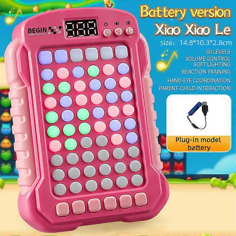 Remote control model aircraft hovering at a fixed height for stunts and rolls, with four-axis lighting system