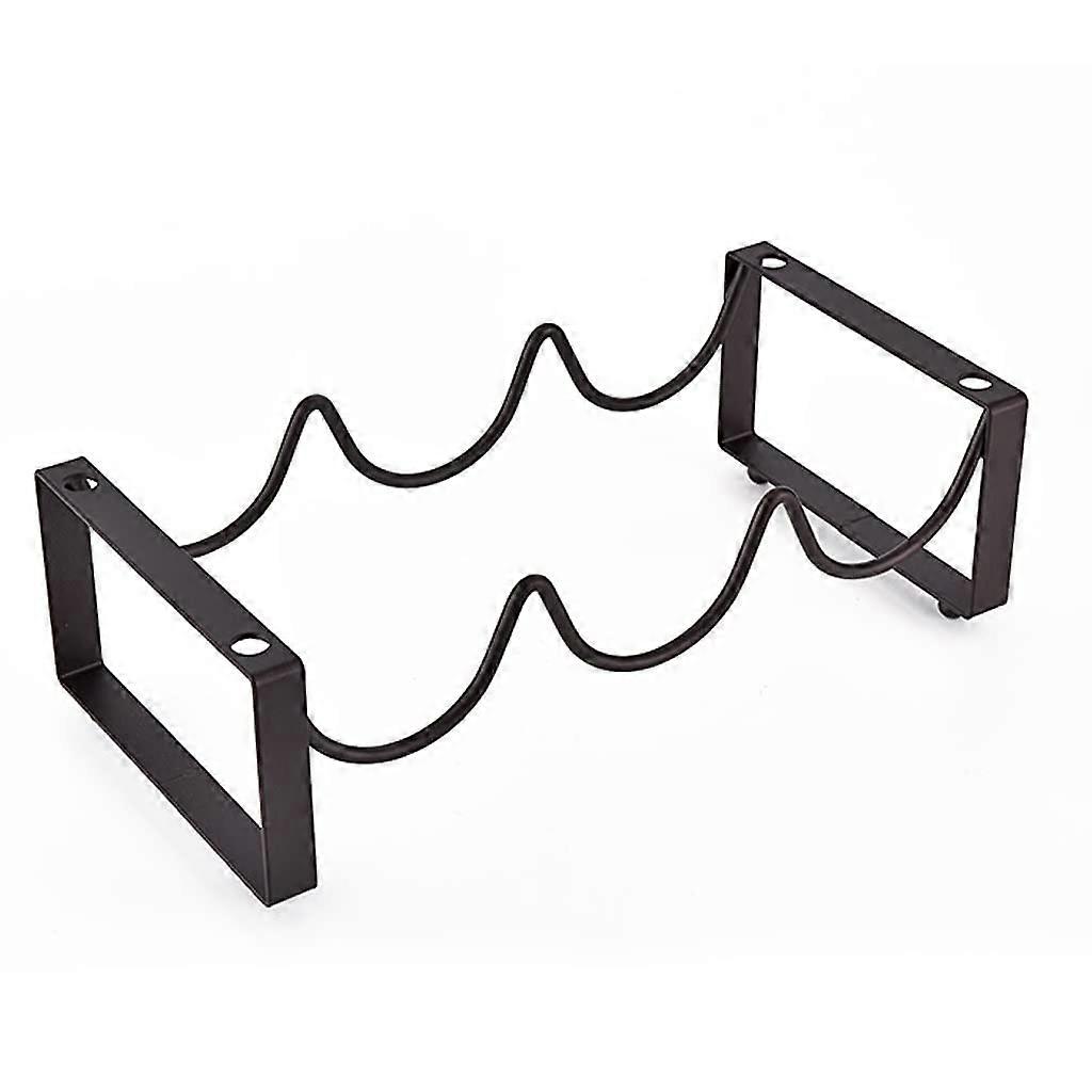 Wine Rack with Durable Steel Construction, Stackable Countertop Wine Bottle Organizer for Home Bar