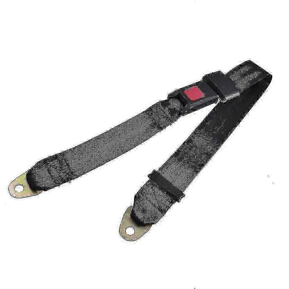 Adjustable Black Lap Seat Belt for Car Safety with Auto Locking Feature