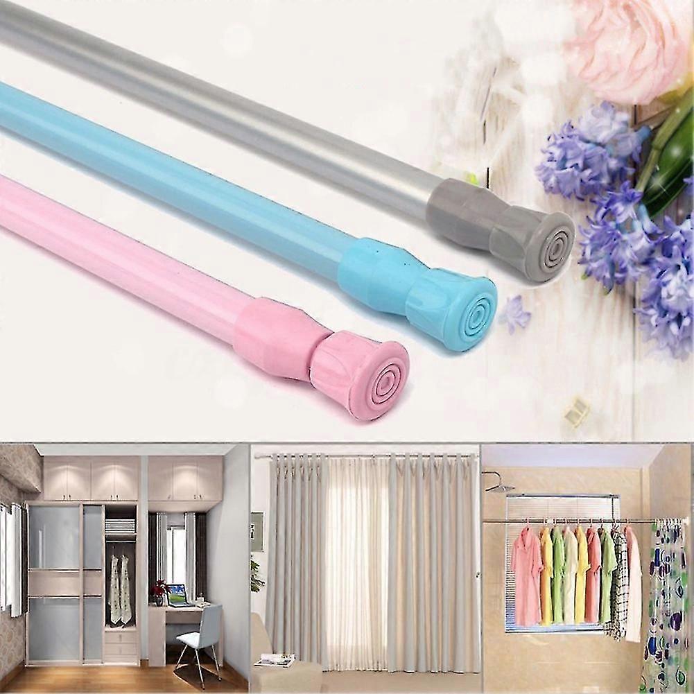 Extendable Telescopic Spring Loaded Tension Curtain Voile Net Shower Rod Pole
