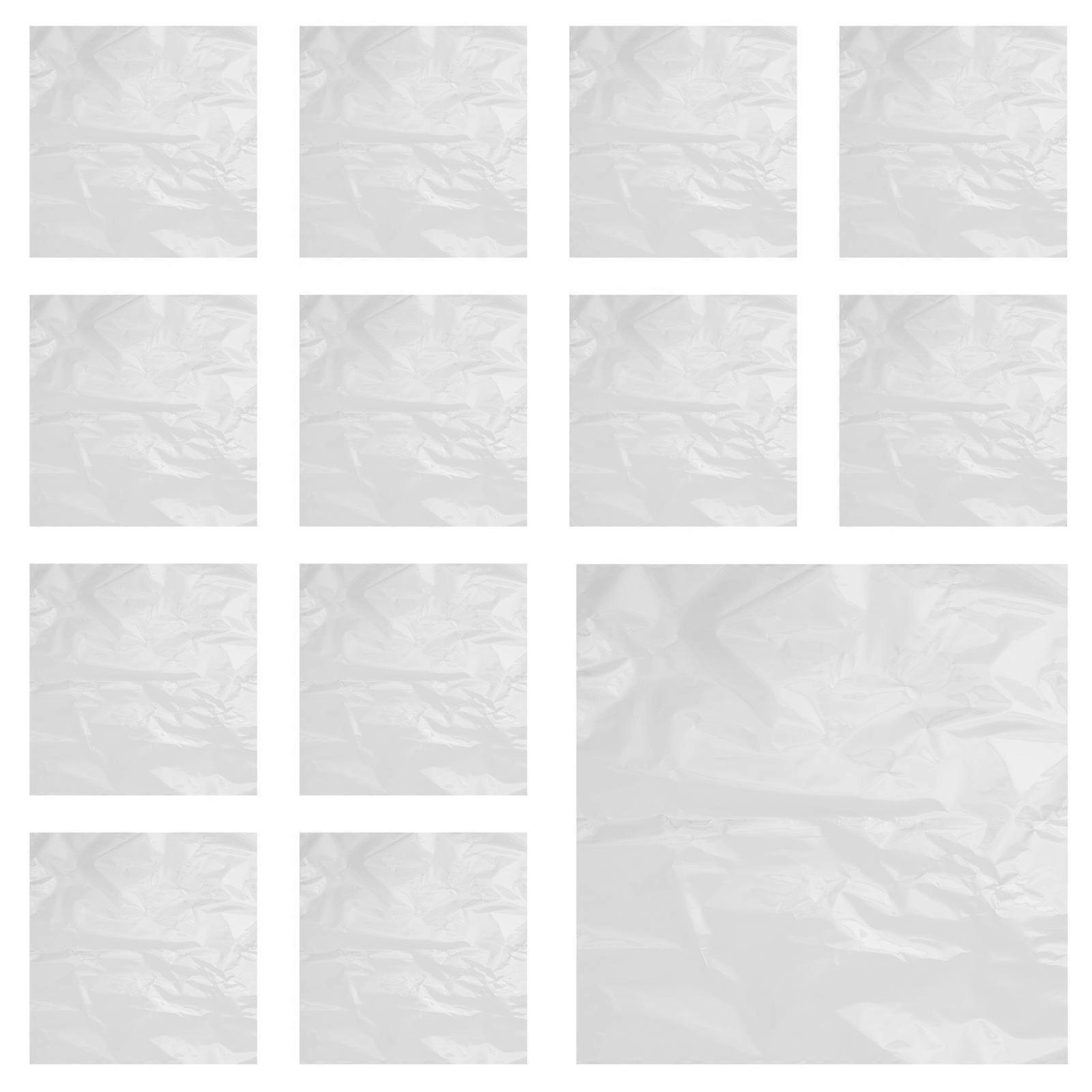 Floral Packaging Plastic Wrap Waterproof Cellophane Wrapping Paper 100Pcs