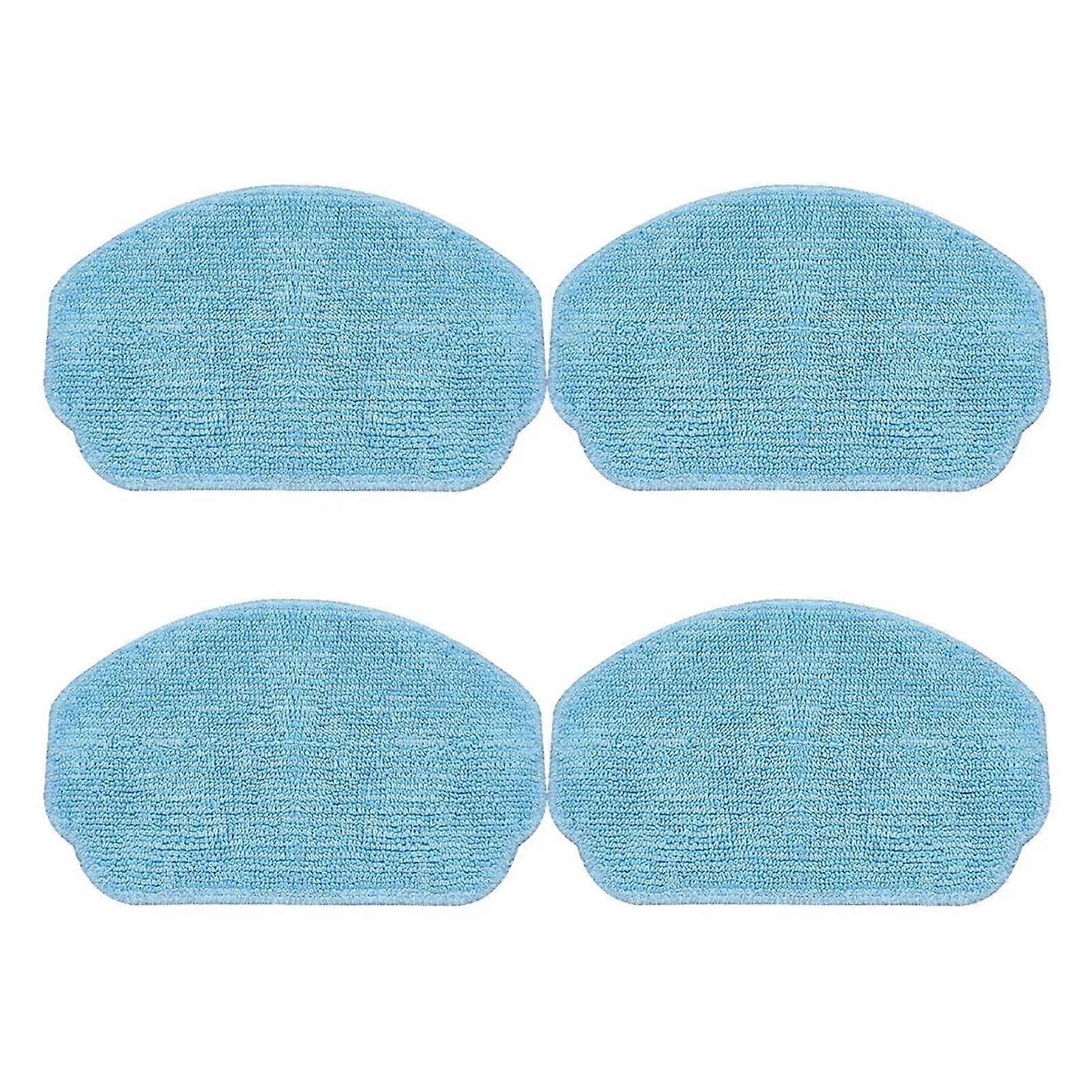 Robot Vacuum Mop Pads Compatible with Kabum Smart 100, Washable Reusable Microfiber Cloths 4 Pack