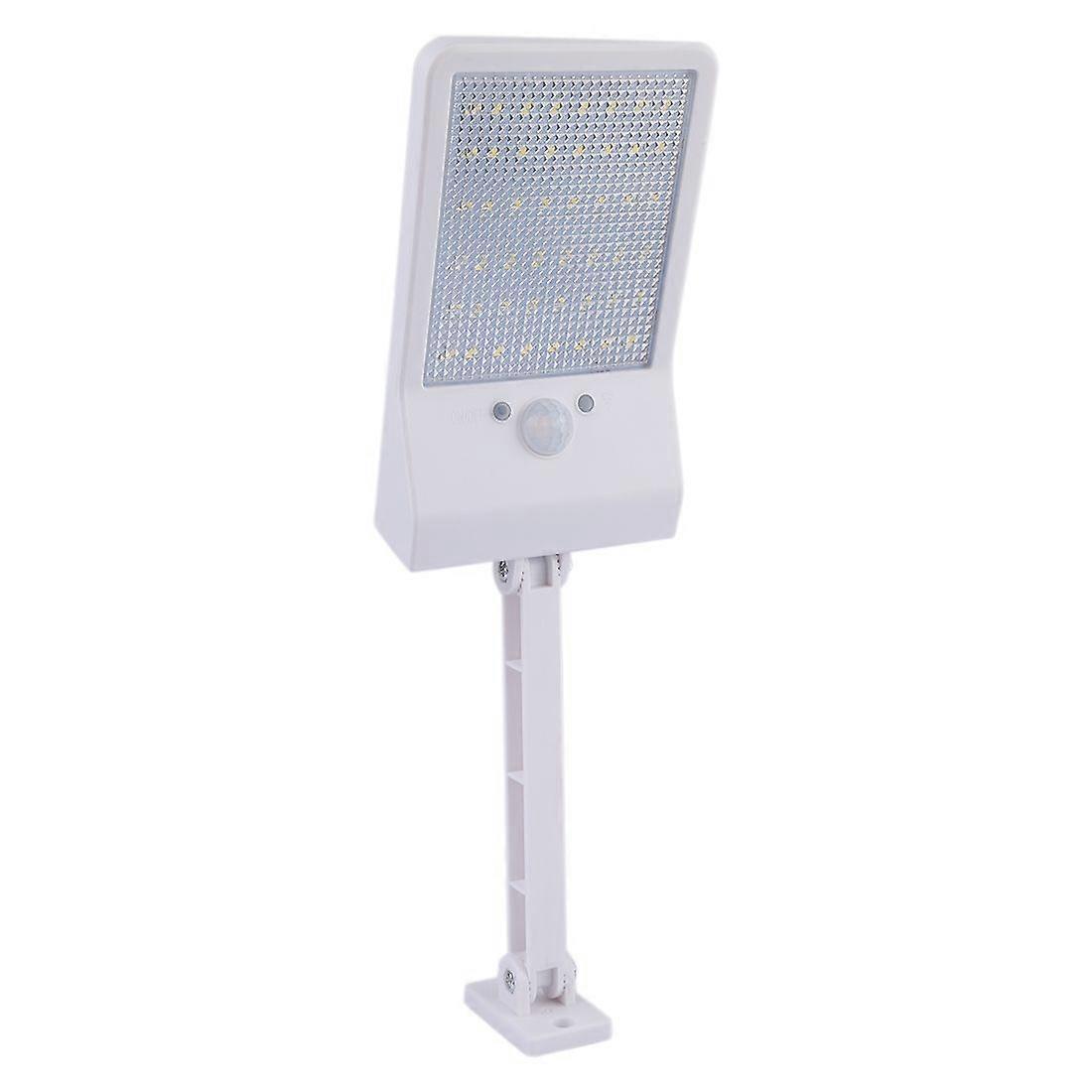 6W 800LM 48 LEDs Solar Remote Control Flat Lamp with Bracket