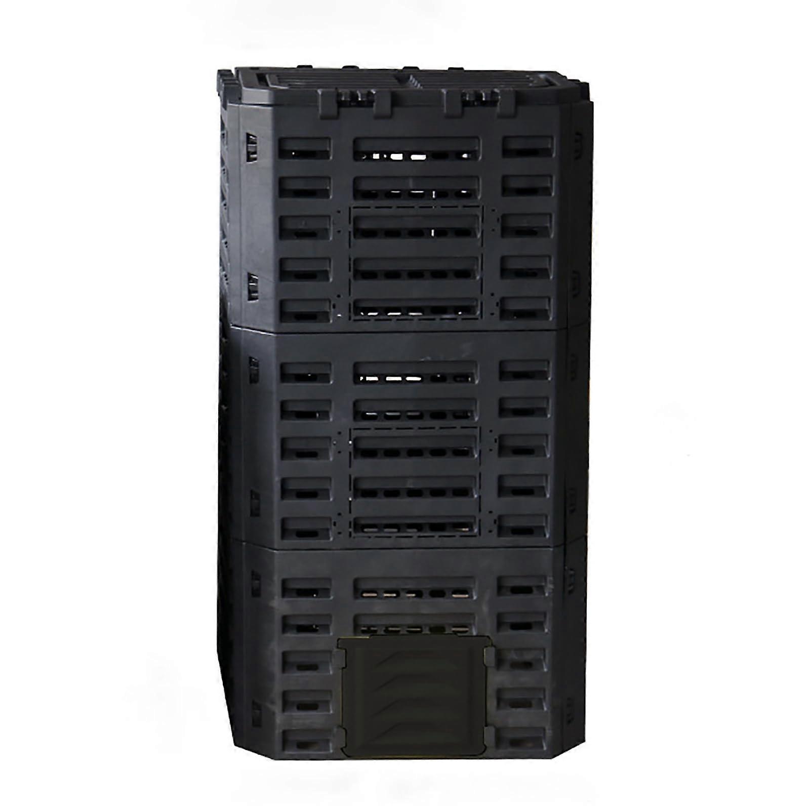 Large 130 Gallon Garden Compost Bin, Durable Outdoor Composter with Fast Composting and Ventilation