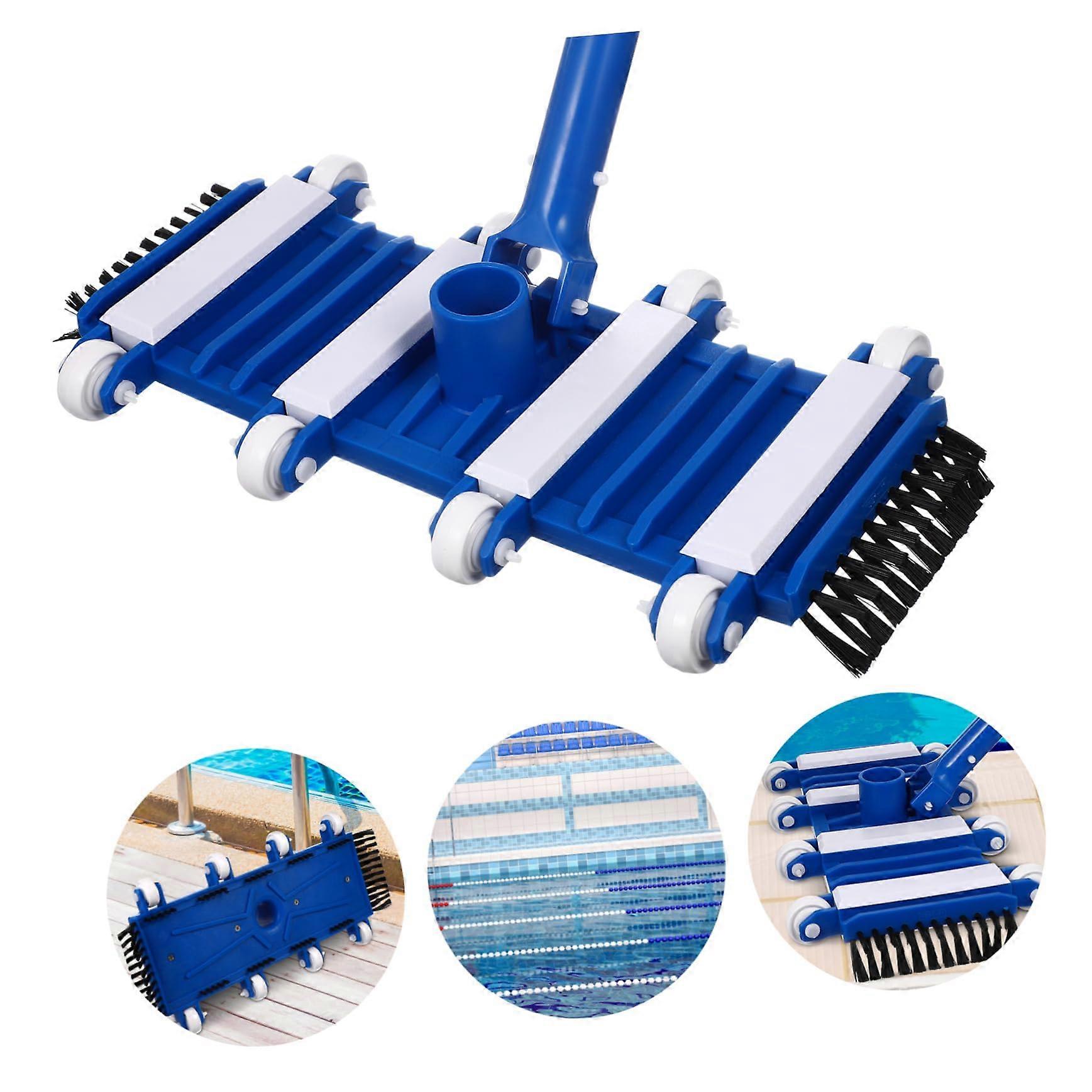 Pool Vacuum Head for Above Ground Swimming Pools with Side Brushes and Efficient Debris Removal