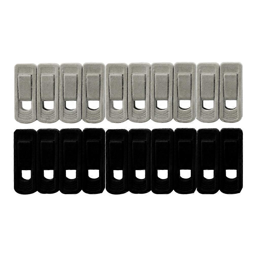 Black Clothing Clips Clothespin for Clothes Use 15Pcs Practical Sock Laundry Clips