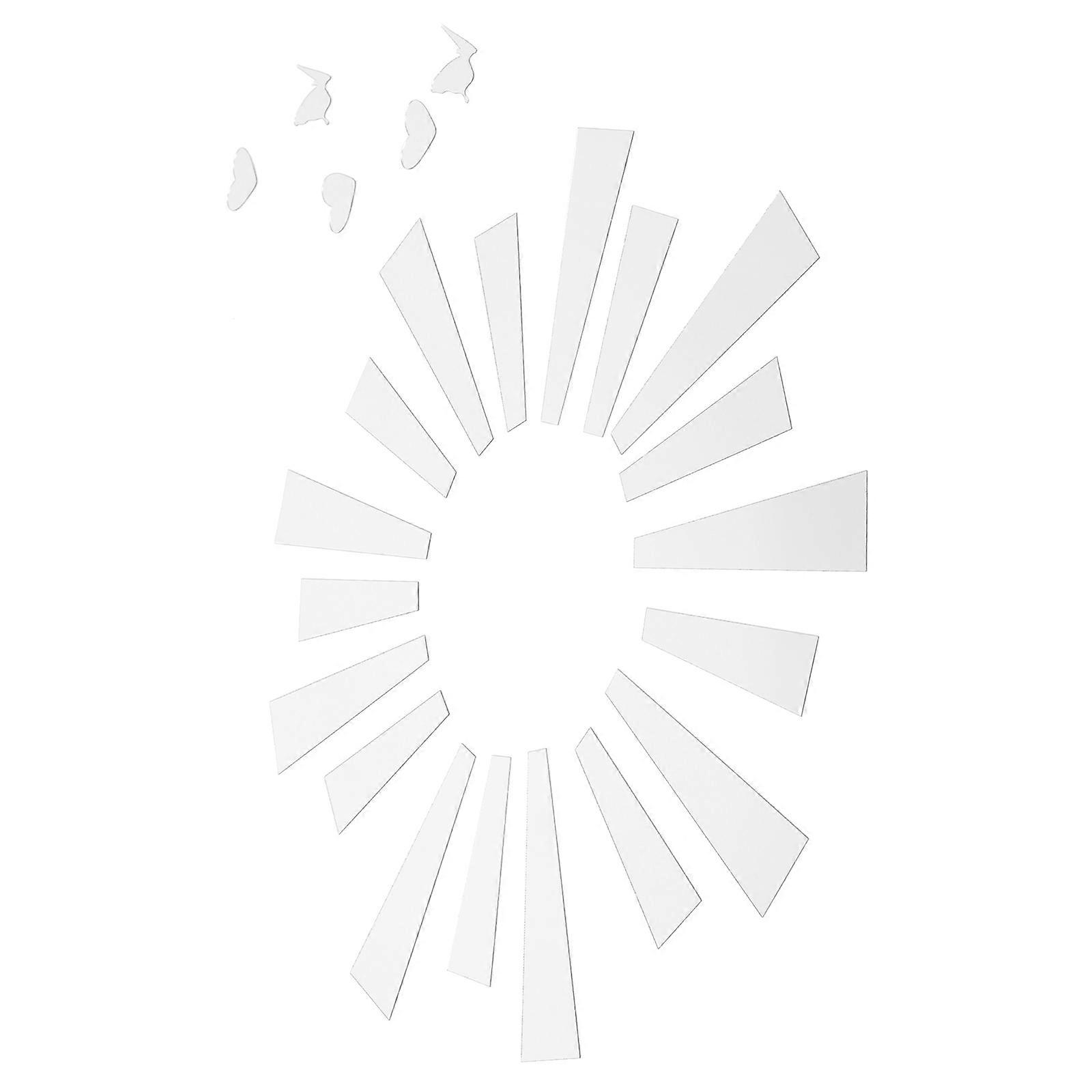 Mirror Decals Acrylic Wall Stickers for Home Decoration 1Set