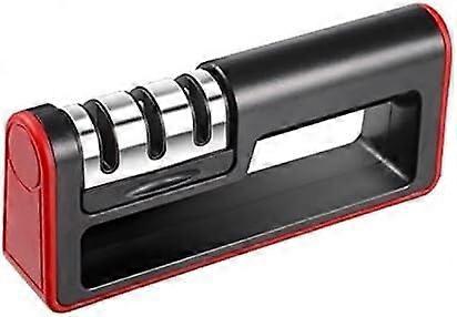 Professional Knife Sharpener with Ergonomic NonSlip Grip and Quick Sharpening Slots for Kitchen