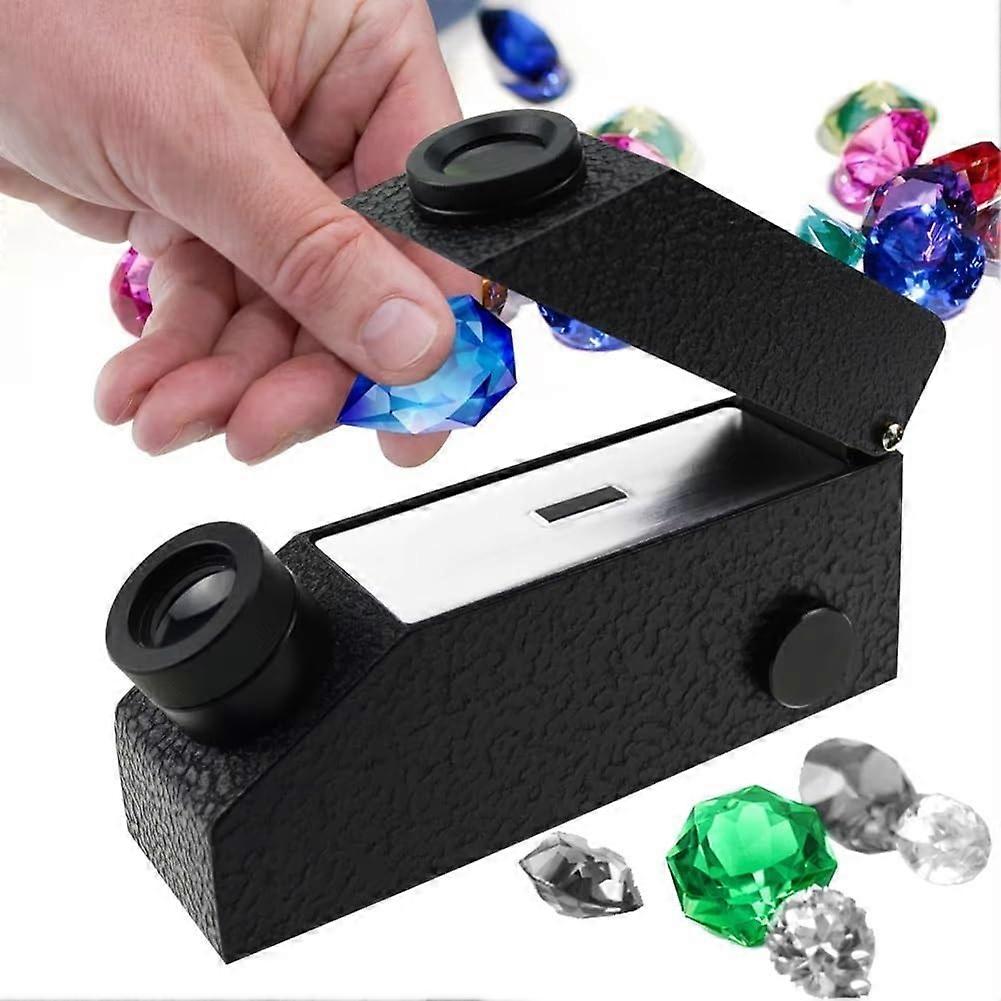 Gem Refractometer Gemstone Tester with LED Light, Polarization Lens,  Accuracy Range 1.301.81