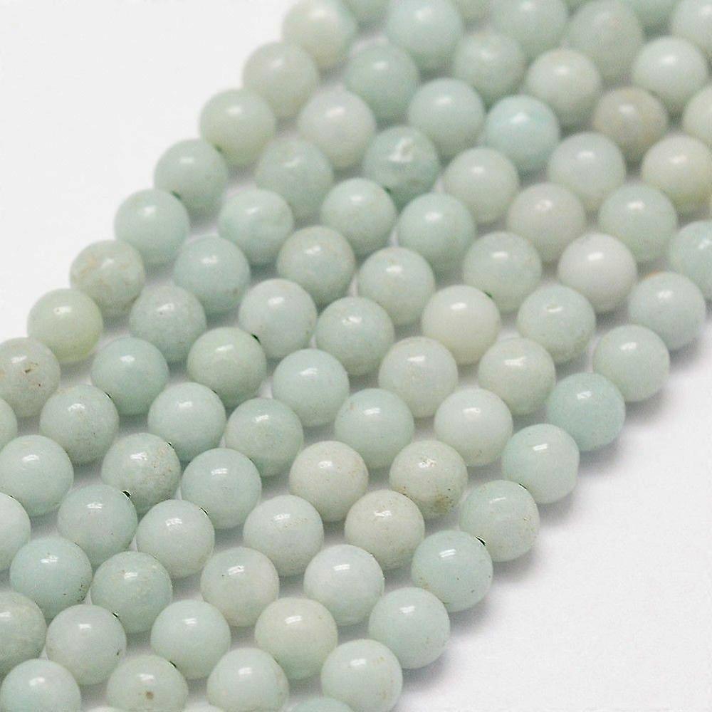 Natural Amazonite Beads Strands Round 3mm Hole: 0.5mm 125pcs/strand