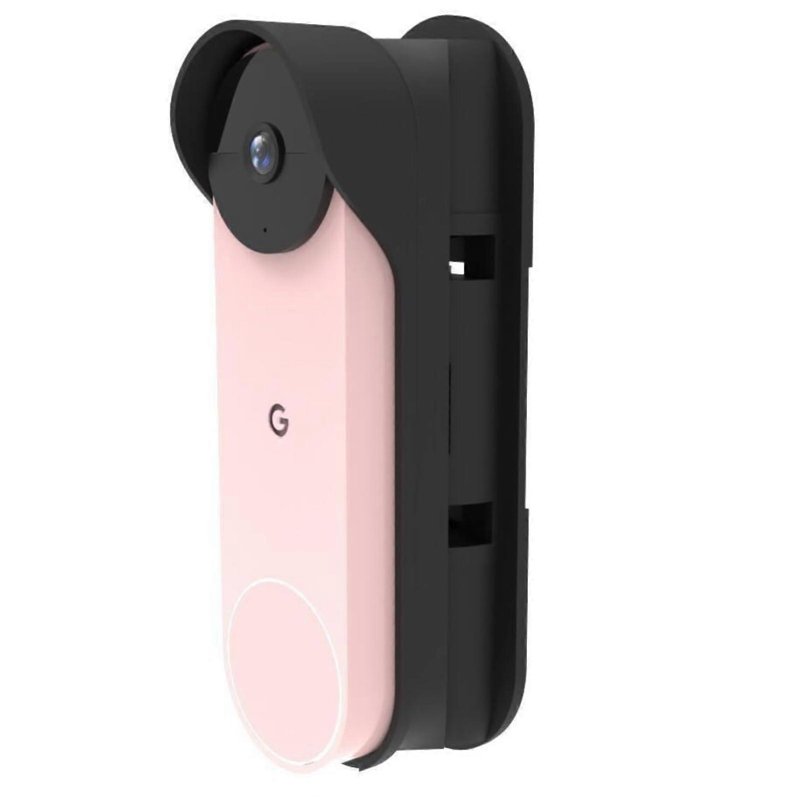 Wireless Doorbell Mount with 360° Rotation, Adjustable Bracket, No Drill Weather Resistant Base