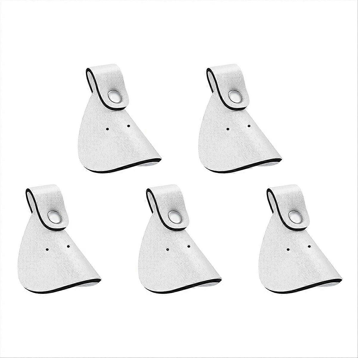 5pcs Outdoor UV Cut Eye Patch Sunscreen Nose Protector White