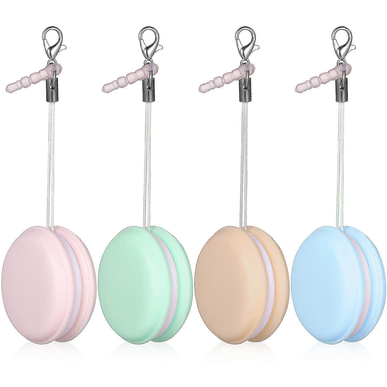 Screen Cleaner Macaron Shaped 4Pcs for Mobile Phone Cleaning and Decorative Use