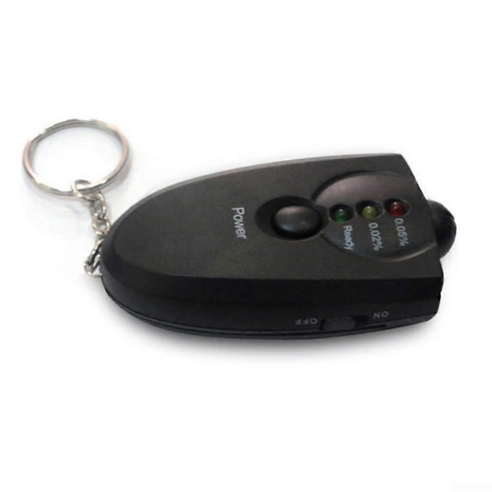 Breathalyzer Keychain with ColorCoded LED Display and Quick 5Second Alcohol Testing