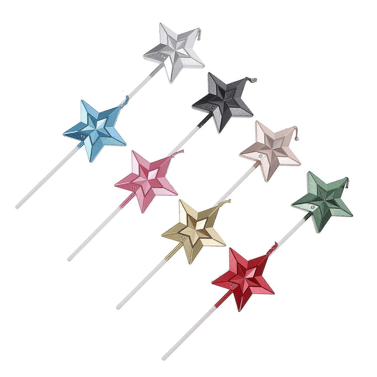 Star Shape Cake Candles 8Pcs for Party Cake Decoration