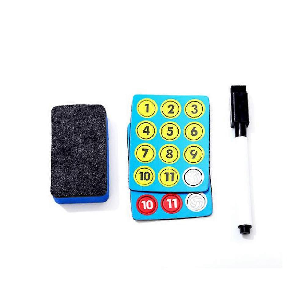 Volleyball Equipment Coaching Board For Team Practices Rectangular Folding Design Multi-Colored 1Set