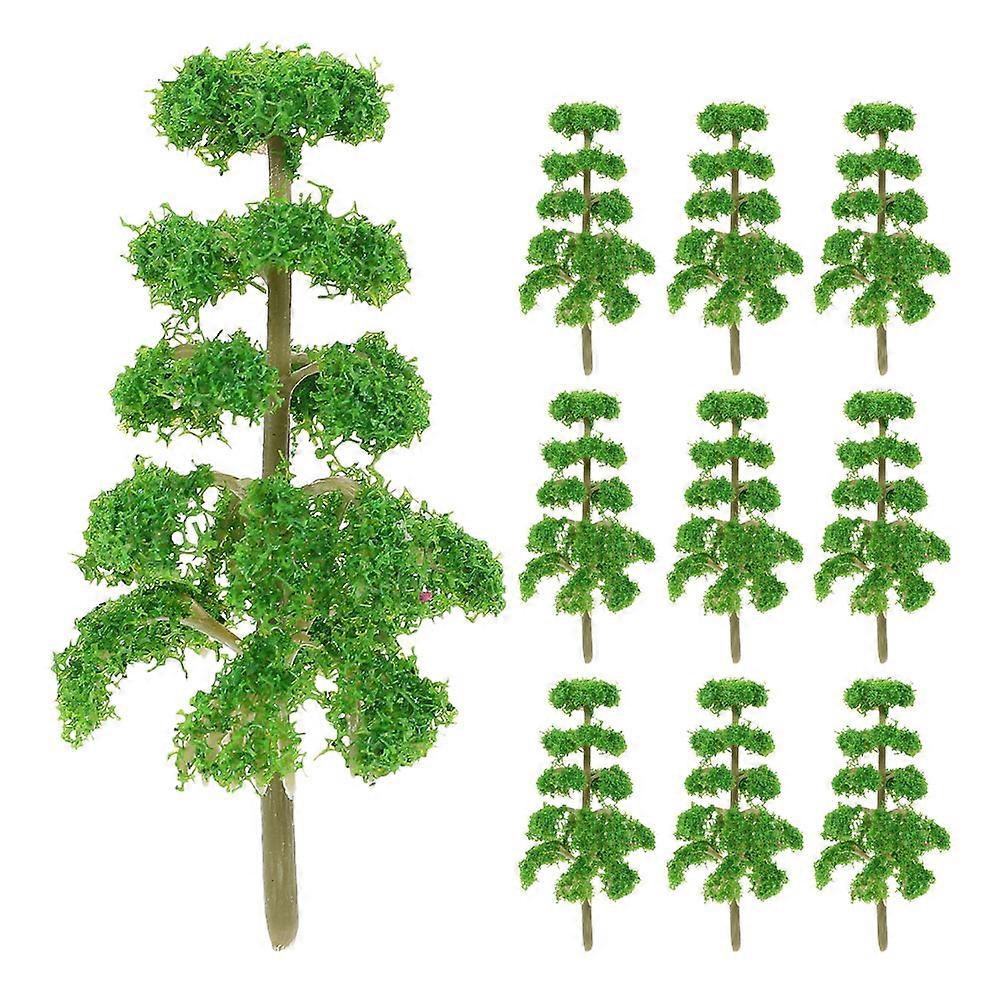 Model Train Trees Model Tree for Crafts Decoration 10Pcs Set