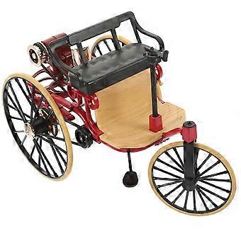 Praktisches Dreiradmodell Miniatur Vintage Dreirad Modell Ornament Desktop Dreirad Handwerk Dekoration (1:12)