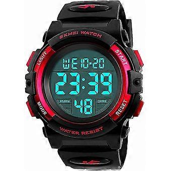 Children's Digital Sports Watch for Boys and Girls, Waterproof Casual Electronic Analog Quartz with 7 Colorful LED Displays