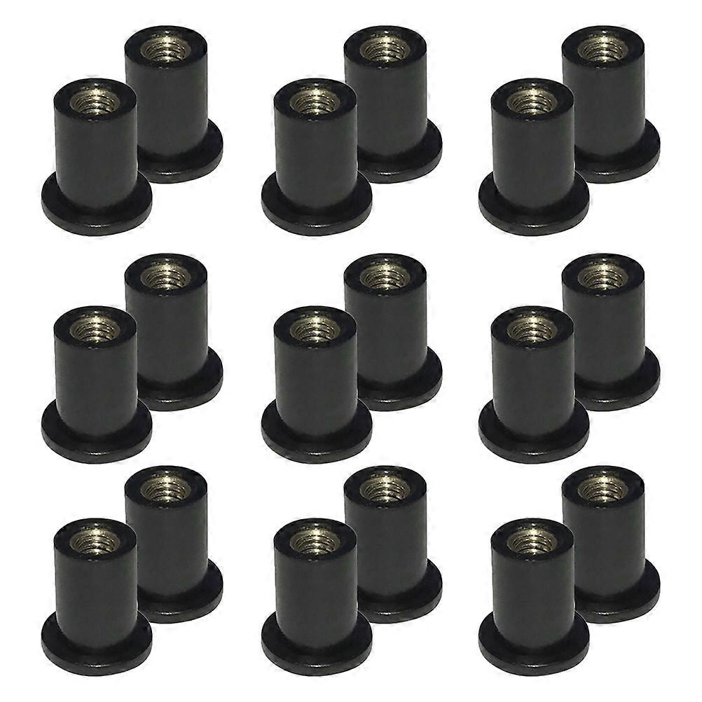 Well Nuts Rubber Windshield Nuts for Motorcycle Windshield with 60Pcs Set