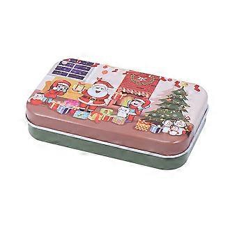 Wooden Puzzle Toy Fireplace for Kids Playing 60Pcs Christmas Learning Puzzle