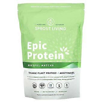 Sprout Living, Epic Protein, Mindful Matcha, 1 lb (456 g)