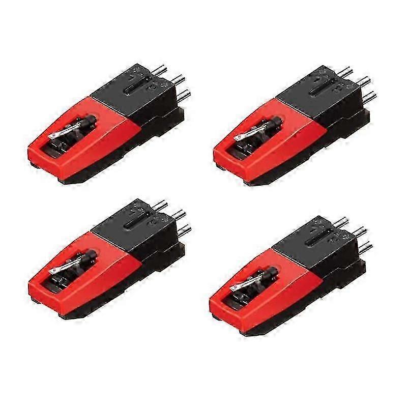 4 Pcs Turntable Replacement Stylus Needles Turntable Compatible with LP Phonograph Record Player
