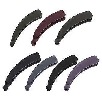 Pinzas de plátano para cabello grueso variado color de negocios ropa de cabello que sostiene 7 piezas
