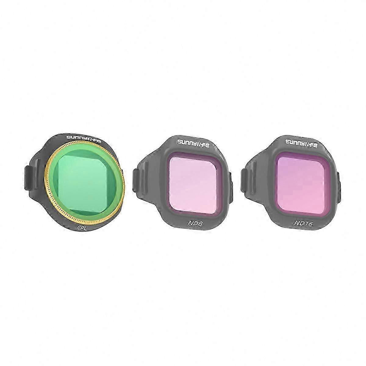 Drone Camera Filters Kit - CPL, ND8, ND16 for Mini 5 Pro Accessory Set