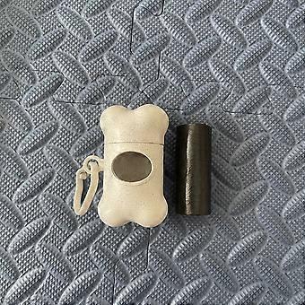 1st Slumpmässig Färg Bärbar Hund Bajs Väska Dispenser Med 1 Rulle Pet Waste Bag, Pet Rengöringsmedel