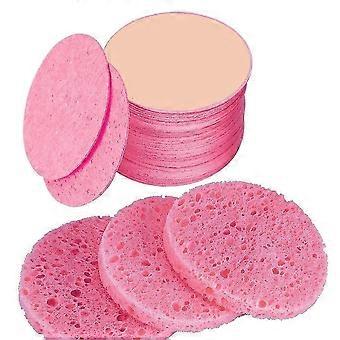 60pcs Count Compressed Facial Sponges for Daily Facial Cleansing and Exfoliating, for Makeup Remover, Disposable Sponge