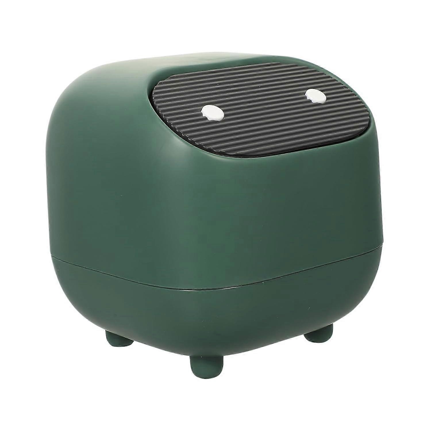 Office Composting Trash Can, Mini Tabletop Trash Can, Small Kitchen Car Bin