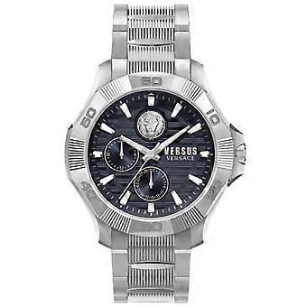 Versus par Versace Montre pour homme DTLA VSPZT2421 en acier inoxydable
