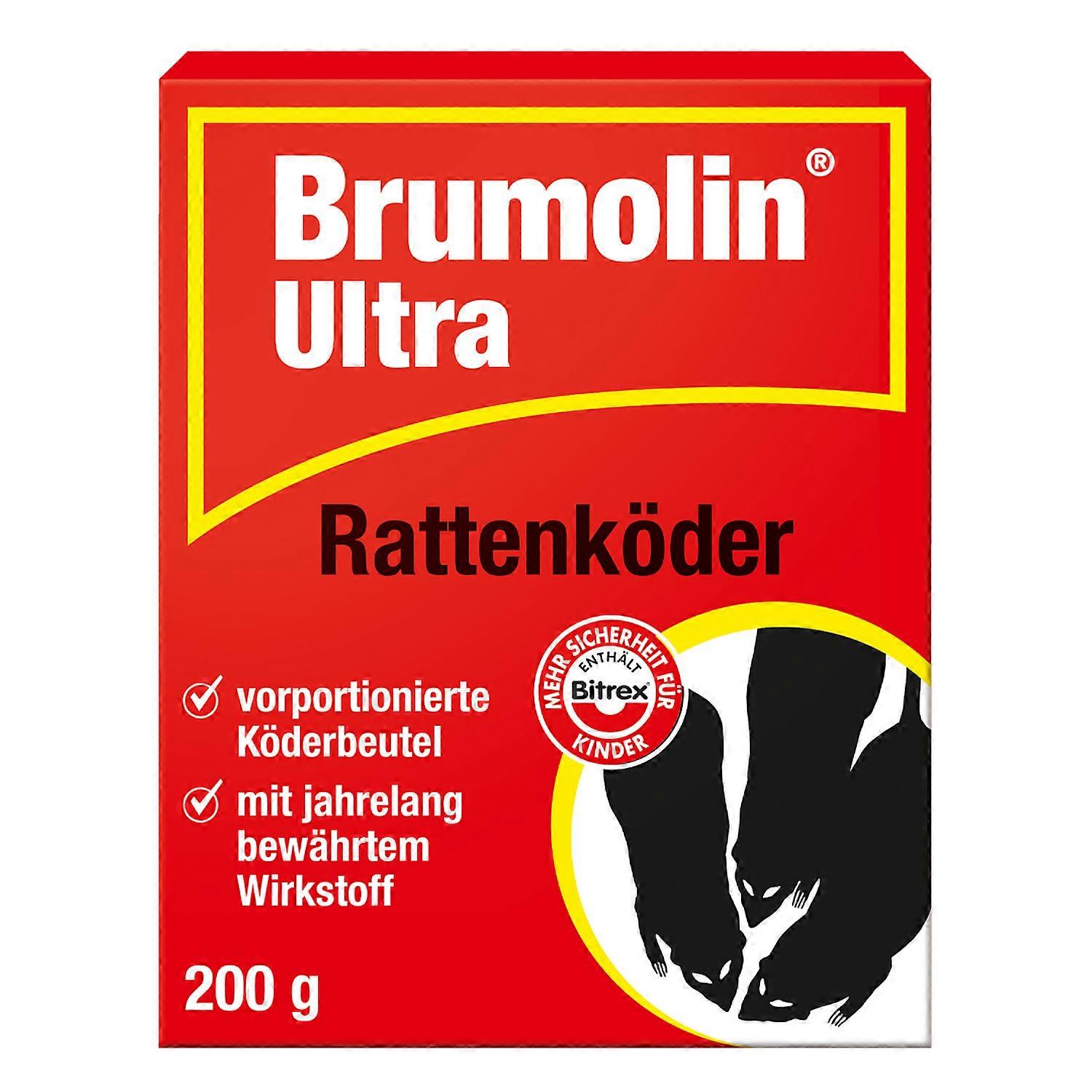 BRUMOLIN® Ultra Rattenköder, 200 g