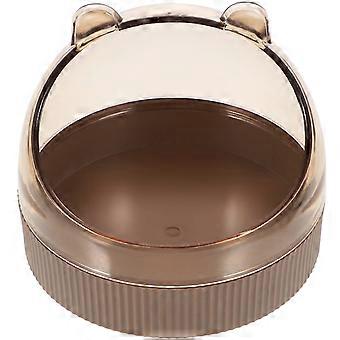Light Brown Hamster Food Bowl Acrylic Bowl for Storage