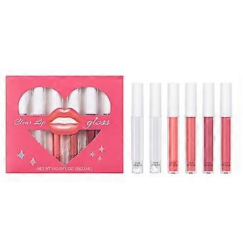 Hydrating Lip Gloss Set - 6 Colors Non Sticky Moisturizing Shine for Travel Ready Lips