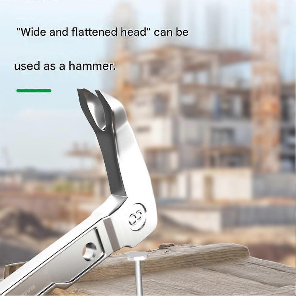 BAOLIAN 8/10/12 Inch Electroplated Rust Proof Widened Flat Chisel Puller Multi-Purpose Tool 8-Inch