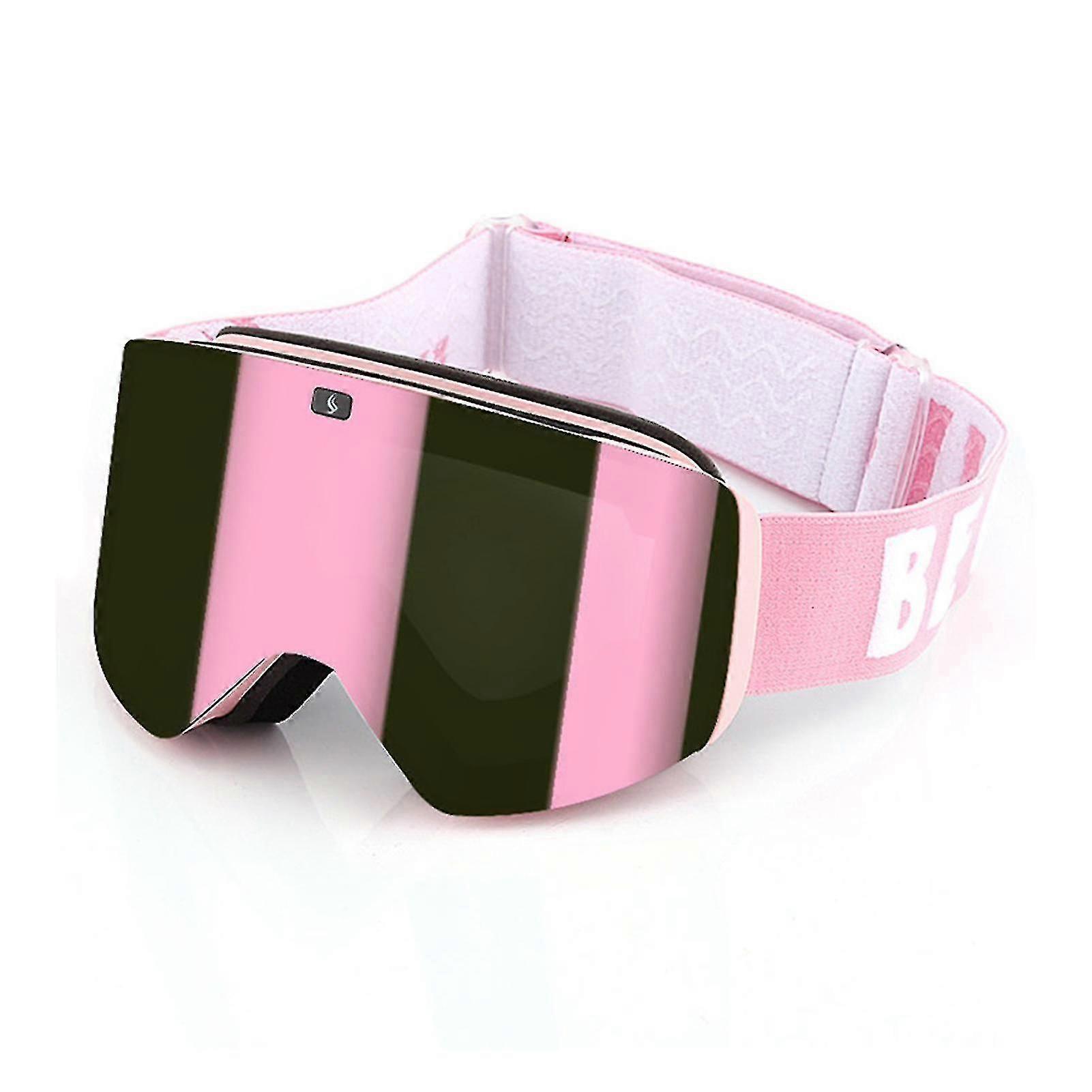 Cylindrical Double Layer Ski Goggles Comfortable Windproof Snow Goggles For Skiing Snowmobiling