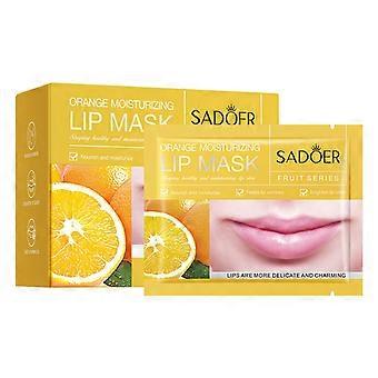 Citrus Lipmasker 8g x 20 stuks, Diep hydraterende en voedende lippenpatches voor nachtelijke verzorging
