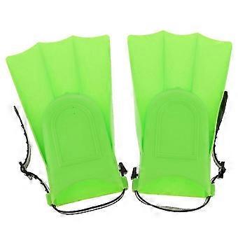 Kids Adults Adjustable Fins Swimming Diving Swimming Fins - Green, S: 25-30