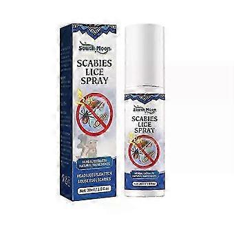 1-3pcs Head Lice Removal Spray - Anti-itch Antibacterial Scalp Treatment, 30ml