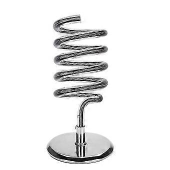 Stainless Steel Base Salon Home Desktop Stable Acrylic Hair Dryer Holder