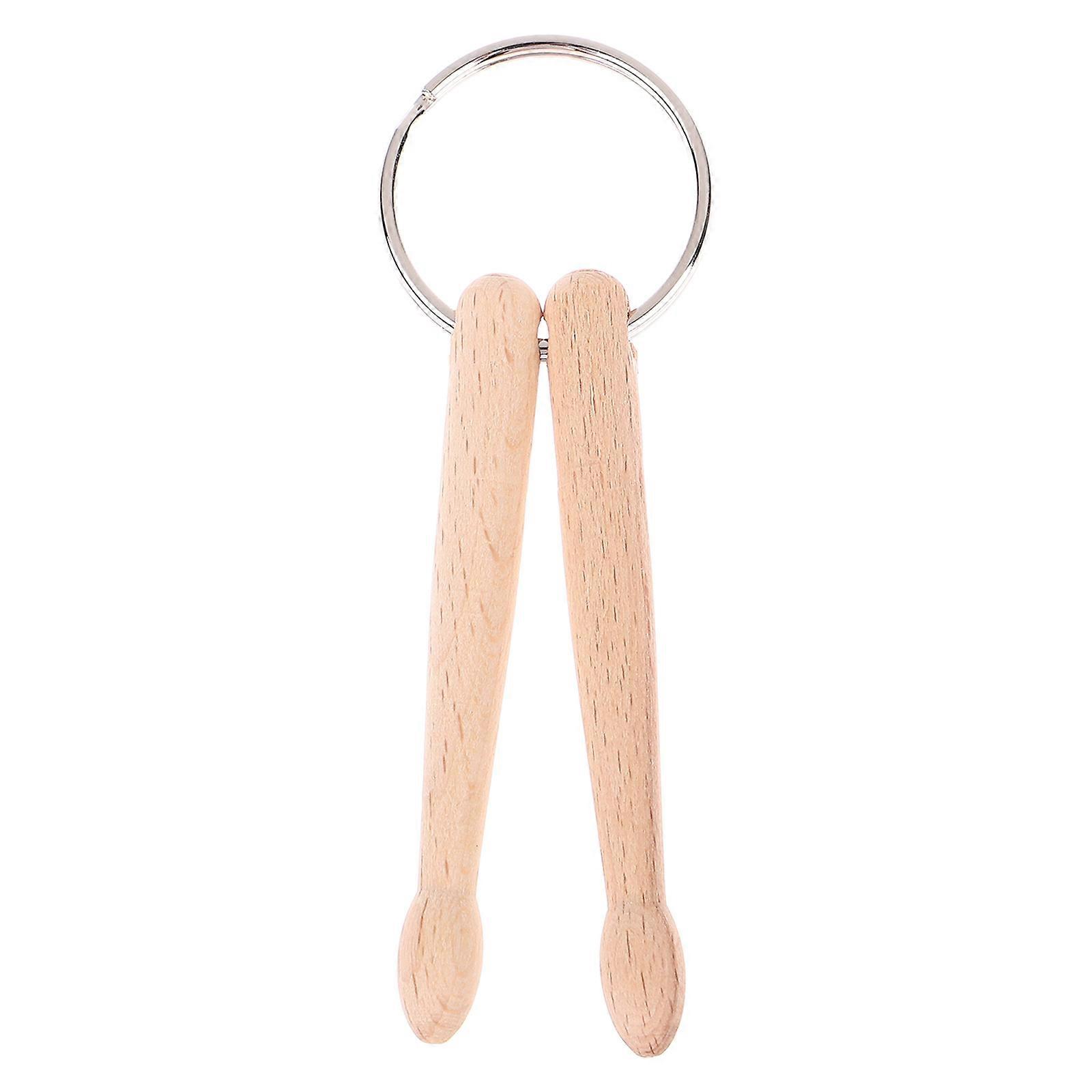 Delicate Drum Stick Design Key Ring for Key Hanging Ornament