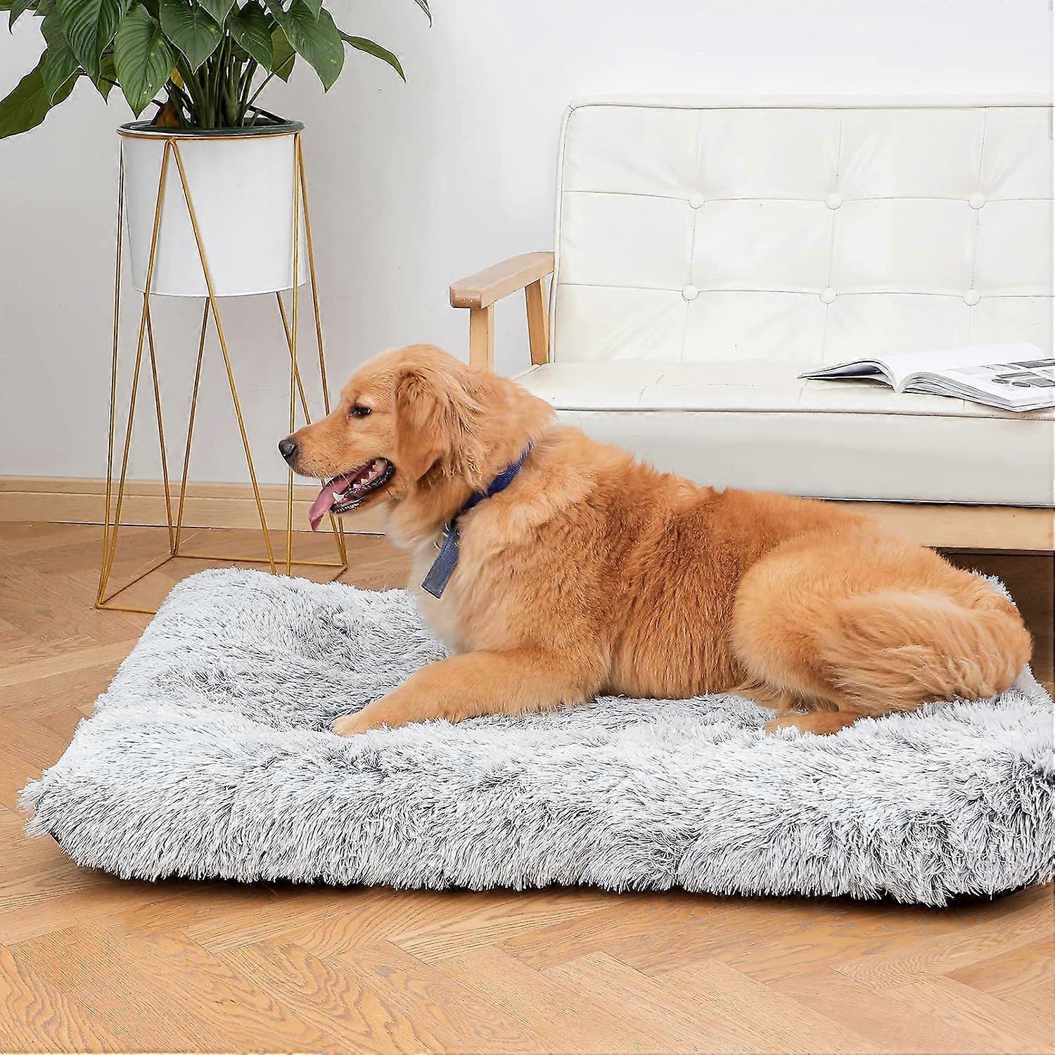 Dog Bed Mat for Medium & Large Dogs (Grey)