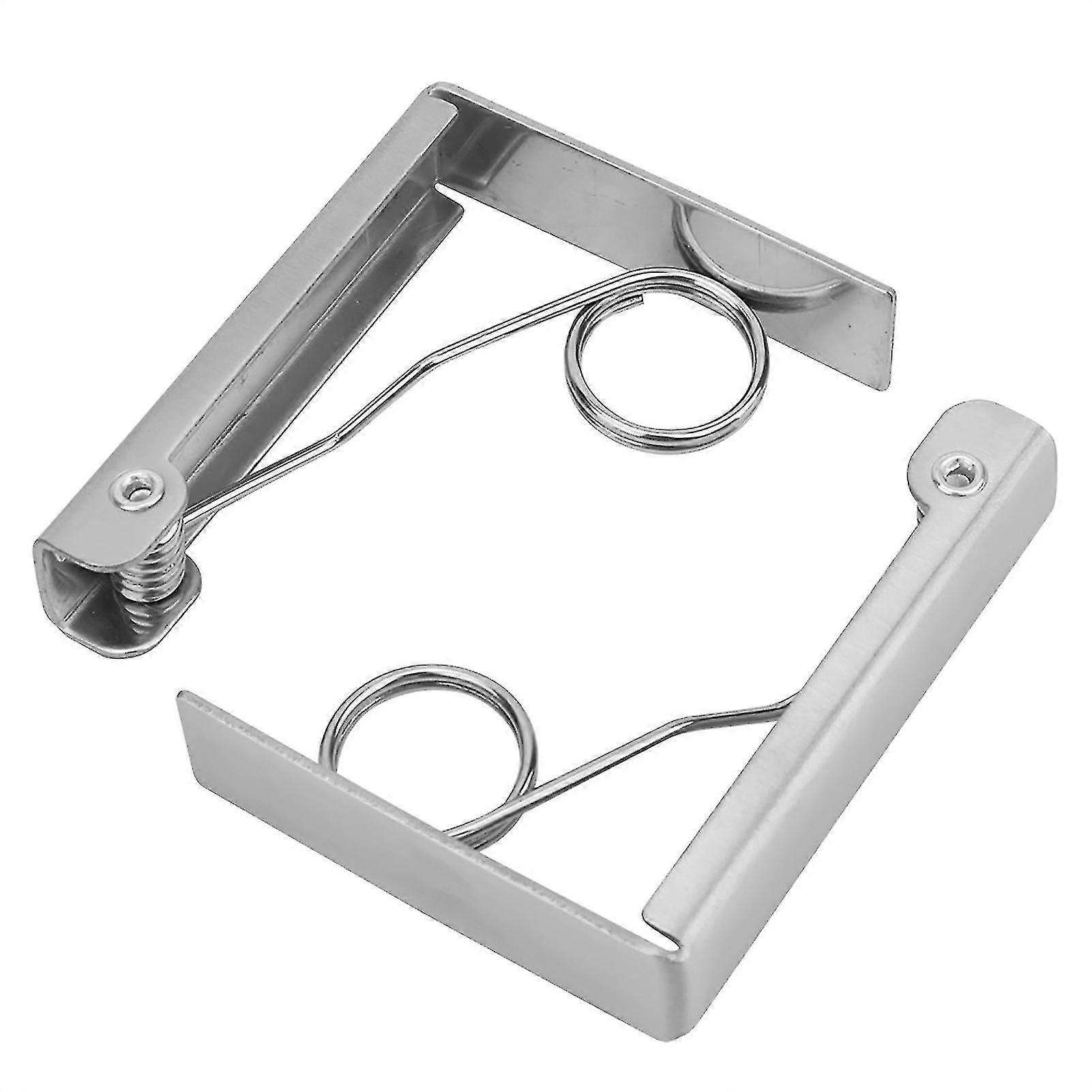 2 Pack Large Stainless Steel Spring Clips for Tablecloths