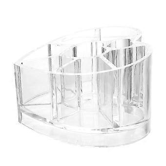 Transparenter herzförmiger Make-up-Pinselhalter aus Acryl für Lippenstifte und Aufbewahrung Transparent