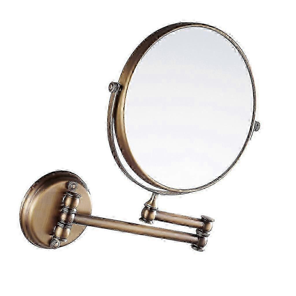 Bathroom Wall Mounted Makeup Mirror Dual Side Adjustable Magnifying