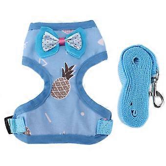 Pet Chicken Traction Rope Training Walking Pet Chicken Adjustable Strap Traction RopeS Blue