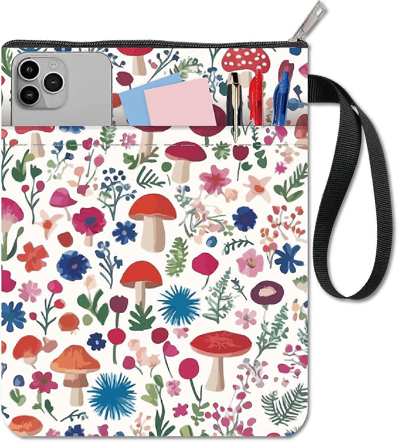 1pc Cloth Book Cover Notebook Wraps Rectangle Flower 280x220mm